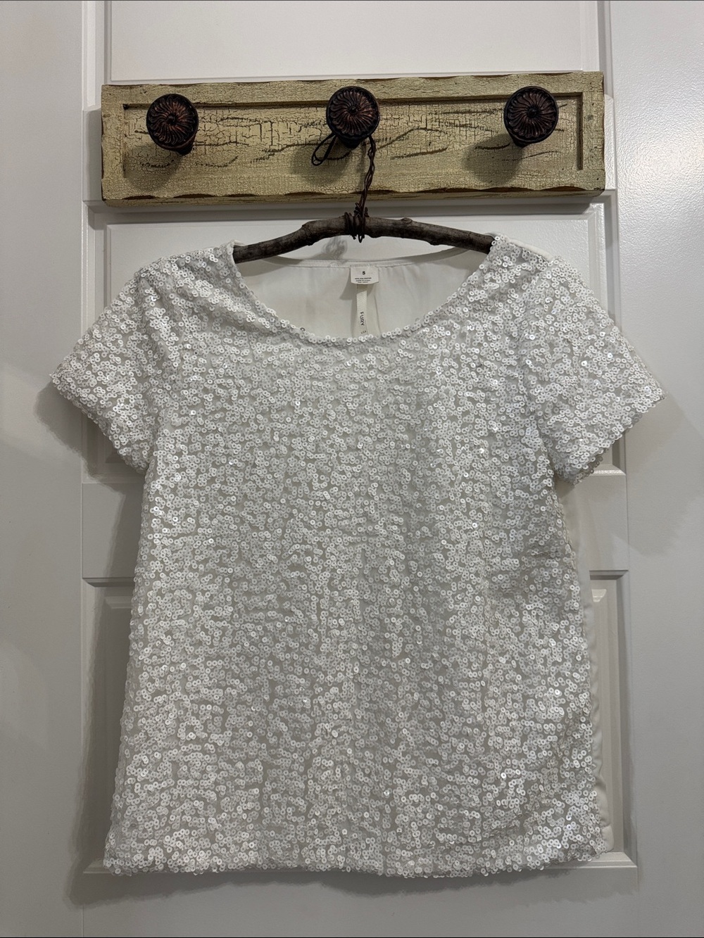 💕 FURY Sequin Short-Sleeve Women's Top ✨